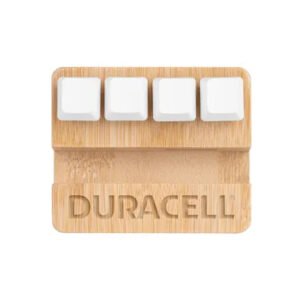 Bamboo Stand & Keypad Stress Reliever
