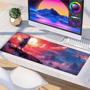 Desk mat 23inch by 11inch - with stitch - 3mm