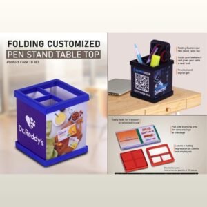 FOLDING CUSTOMIZED PEN STAND - PP