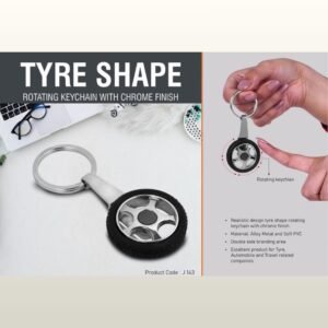 TYER SHAPE ROTATING KEY CHAIN - PP