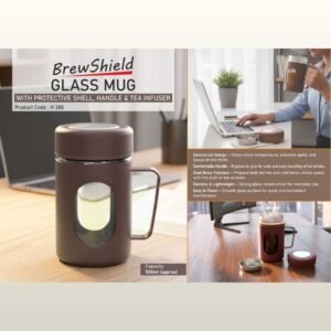 BREW SHIELD GLASS MUG - PP