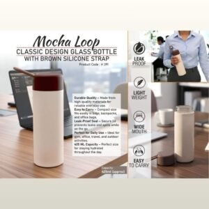 MOCHA LOOP GLASS BOTTLE - PP