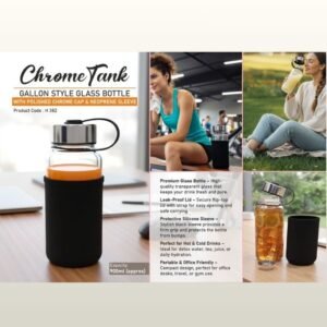 CHROME TANK GLASS BOTTLE - PP