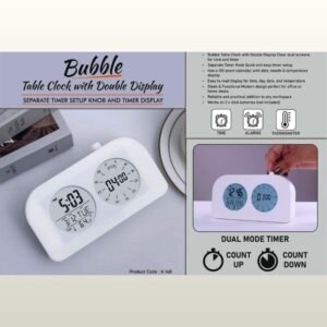 BUBBLE TABLE CLOCK - PP