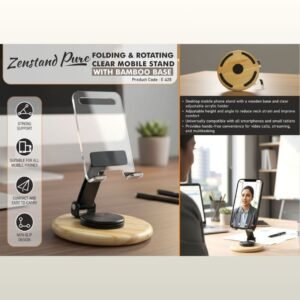 ZENSTAND PURE MOBILE STAND WITH BAMBOO BASE - PP