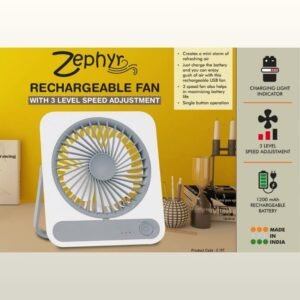 ZEPHYR RECHARGEBALE FAN - PP