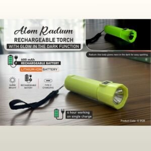 ATOM RADIUM RECHARGEABLE TORCH - PP