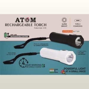 ATOM RECHARGABLE TORCH - PP