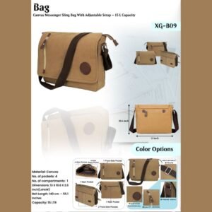 CANVAS MESSENGER SLING BAG 09 - XG