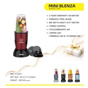 MINI BLENZA SINGLE JAR AUTOMATIC JUICER - PRIDE