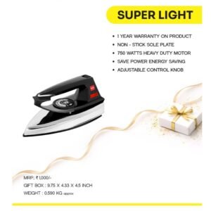 SUPER LIGHT ELECTRIC IRON - PRIDE