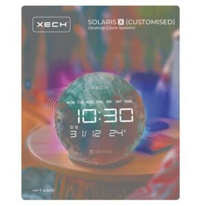 SOLARIS DIGITAL SPEAKER AND CLOCK -XECH