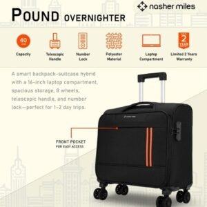 POUND OVERNIGHTER TROLLEY BAG - NASHER MILES
