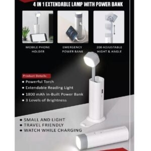 EXTENDABLE LAMP WITH POWER BANK - REMAXX
