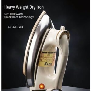 HEAVY WEIGHT DRY IRON 1200W 2KG - RICO