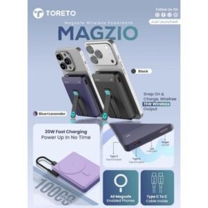 MAGZIO WIRELESS POWER BANK 20W - TORETO