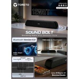 SOUND BOLT SPEAKER 12W - TORETO