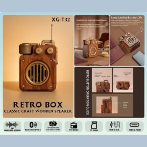 RETRO CLASSIC BOX SPEAKER - XG