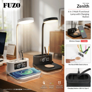 ZENITH LAMP WITH CHARGING STATION - FUZO