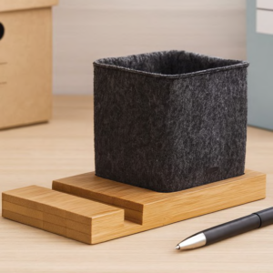 Bamboo Felt Pen Stand 7003 - VS