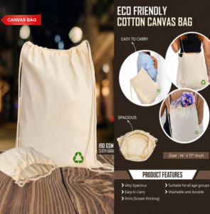 Canvas String Bag - VS