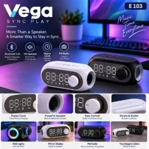 VEGA CLOCK AND SPEAKER - EZEE