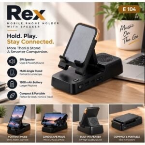REX MOBILE STAND AND SPEAKER - EZEE