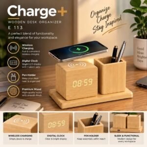 CHARGE PLUS DESK ORGANIZER - EZEE