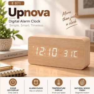 UPNOVA DIGITAL ALARM CLOCK - EZEE