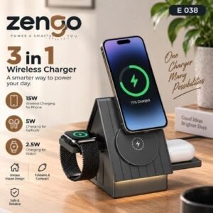 ZENGO 3 IN 1 WIRELESS CHARGER - EZEE
