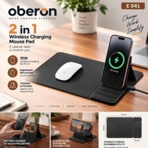 OBERON WIRELESS CHARGING MOUSE PAD - EZEE