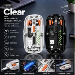 CLEAR TRANSPARENT MOUSE - EZEE